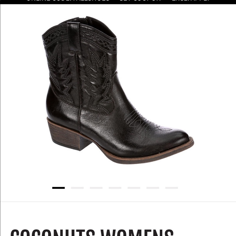 Coconuts Women’s Pistol Boots -Black